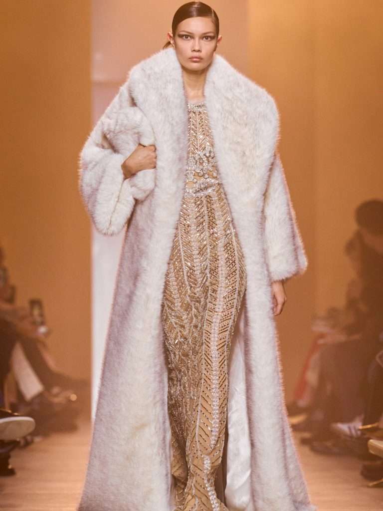In The Alpenglow: Elie Saab Takes To The Slopes For AW25
