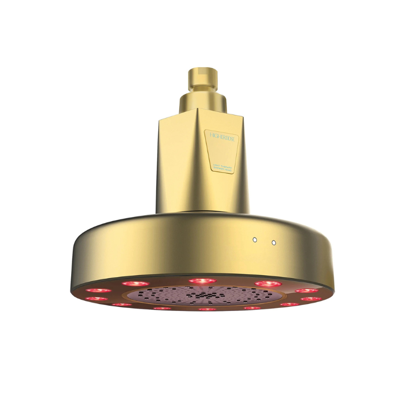 red light therapy, showerhead