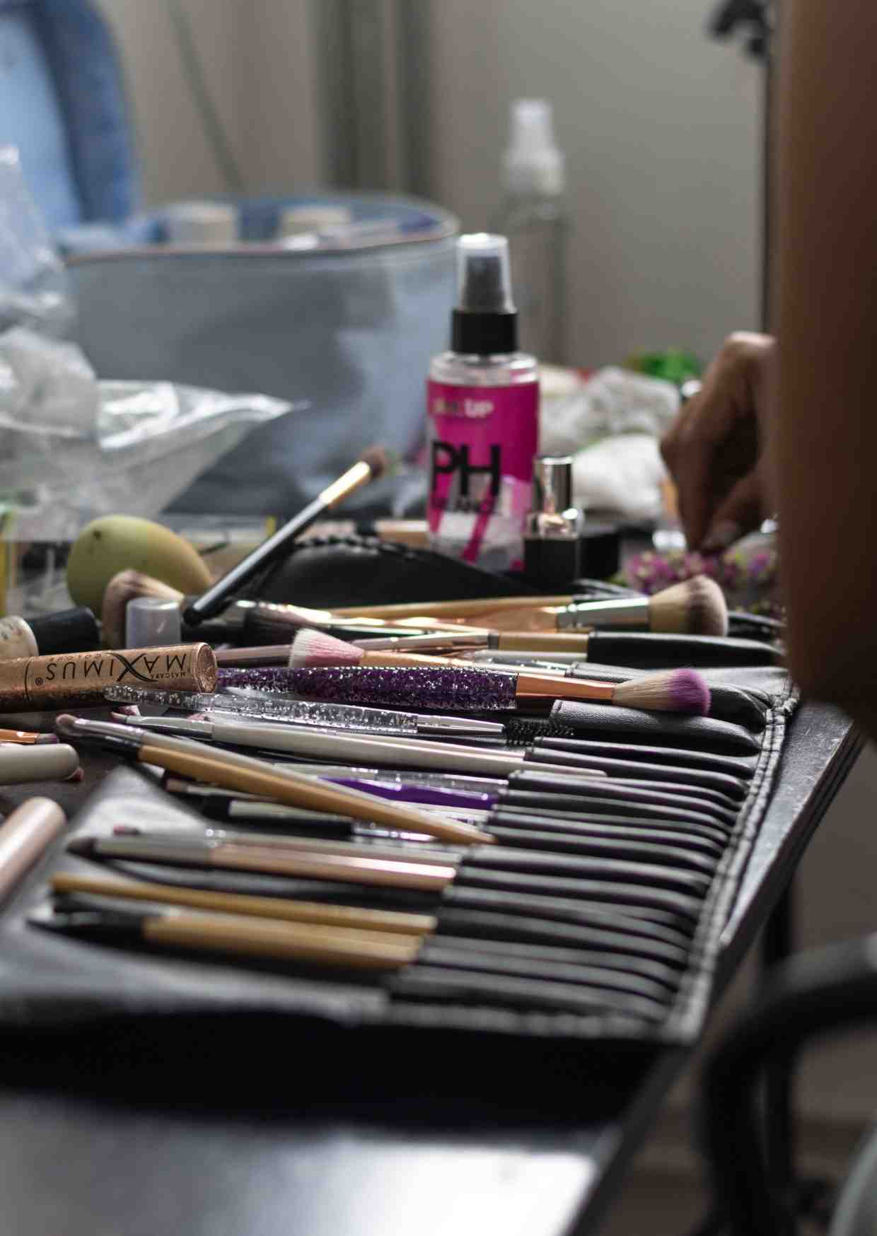 Luxury makeup brush set