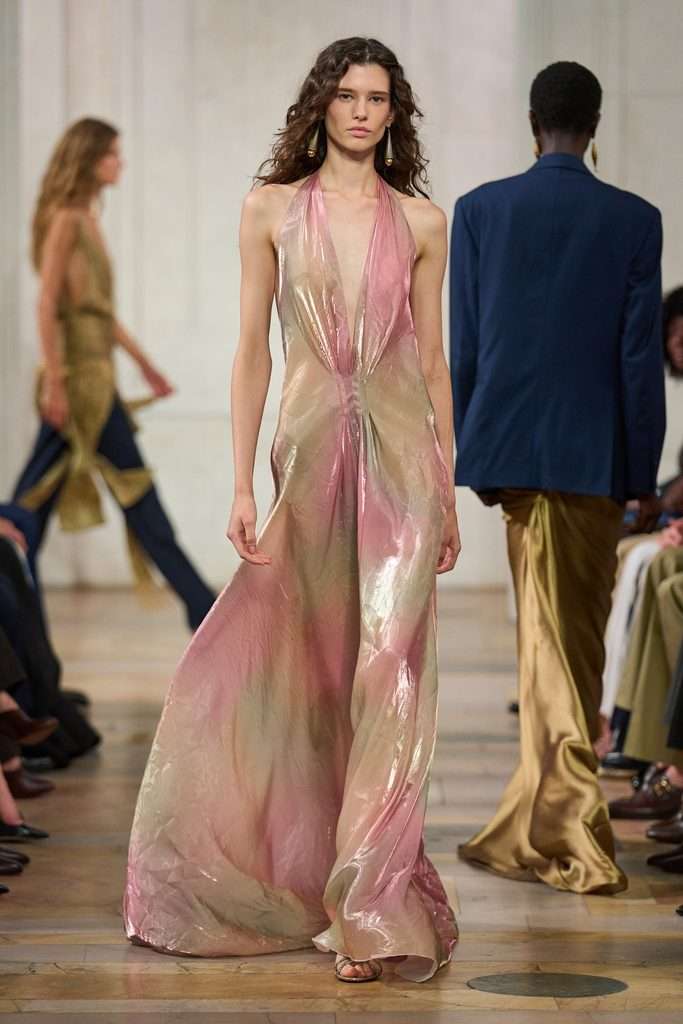 Sunset Dress New York Fashion Week SS27 Ralph Lauren